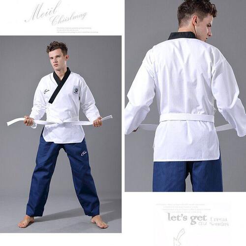 甄选跆拳道品势服跆拳道服成人儿童跆拳道表演服品势服训练服教练