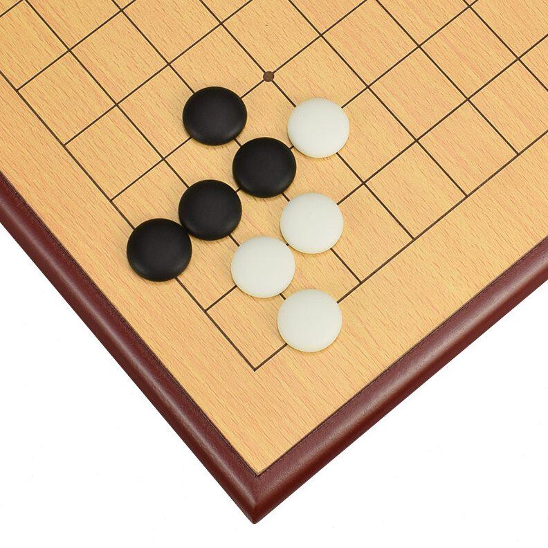 甄选御圣围棋套装成人18mm厚双面棋盘实木大号象棋子儿童初学两用