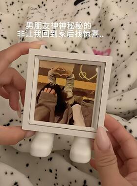 翻转相册戒指盒可旋转弹跳惊喜礼盒魔术盒子圣诞节跨年礼物送女友