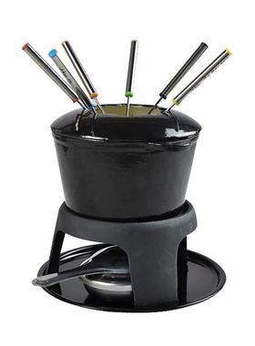 锅酪芝士起司锅双耳加厚铸铁汤磁单人小火锅电奶炉通用奶锅Fondue