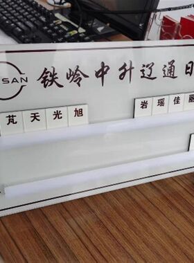 流水牌工作牌技师上钟牌轮流美发发廊美容院美甲美睫号码牌