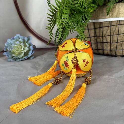 精品12cm纯手工绣球 工艺品 击鼓传花 活动抛投玩具出国礼品壮族