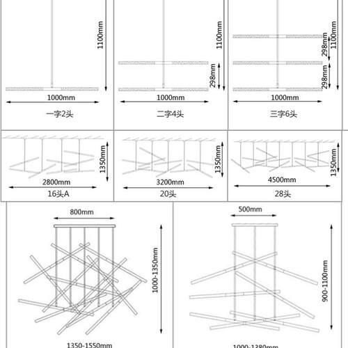 公司酒店前台吧台吊灯led餐厅咖啡厅餐厅家用广东艺术样板房吊灯