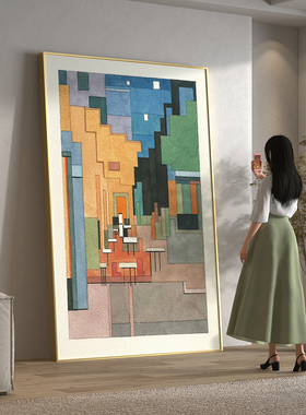 梵高艺术家名画入门玄关装饰画沙发背景墙落地挂画高级感客厅壁画
