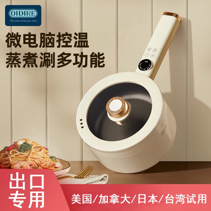 出口110V迷你电煮锅家用小型多功锅蒸电锅小锅火能煮饭煎炒小家电