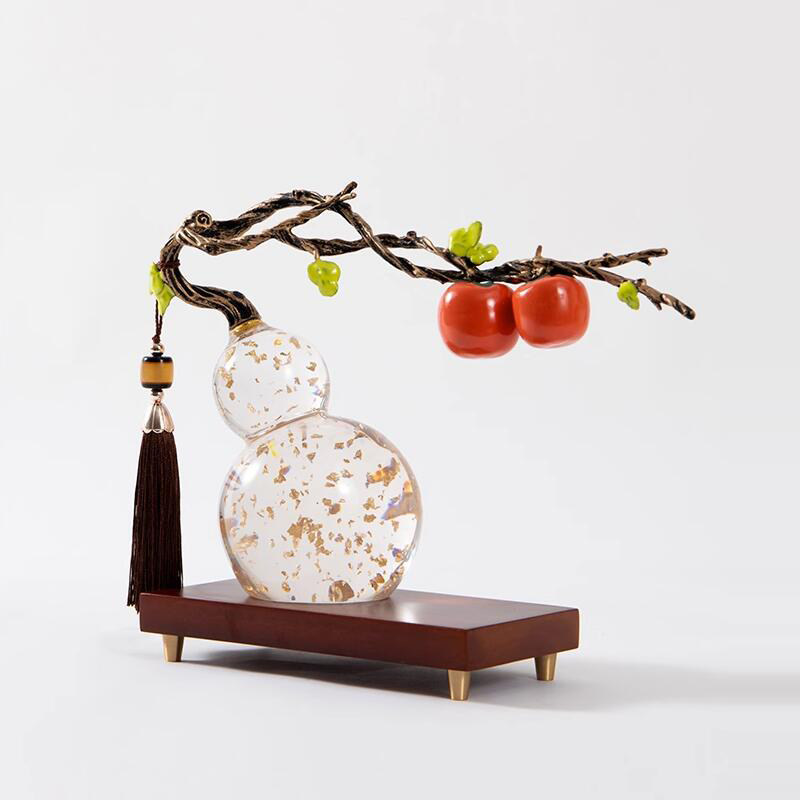 新板式透明葫芦摆件客厅电视柜酒柜样中间样品软展示中心玄关摆设