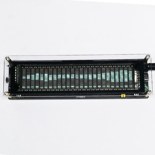 氛控拾音VFD2515音乐频谱显示屏5-12V输入音响声围电跳平动灯真空