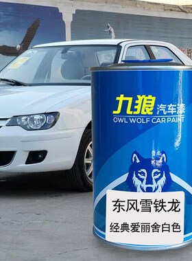 九狼汽车槟颜品色漆翻新东风雪铁油漆龙水晶银碳晶黑香成金