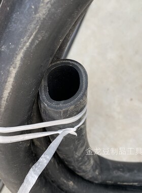 高压黑色夹布橡胶管黑胶管水管6分1寸防爆豆浆软管蒸汽胶管25