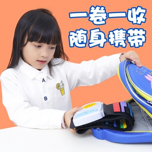 天智手卷电子钢琴49键初学者入门儿童键盘便携式软折叠玩具小乐器