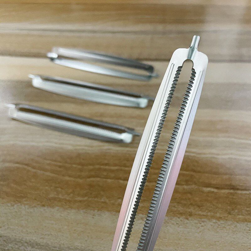 9皮mm超工号平口齿口大厂商用机用不锈钢削皮器刀片瓜果皮削8刀头