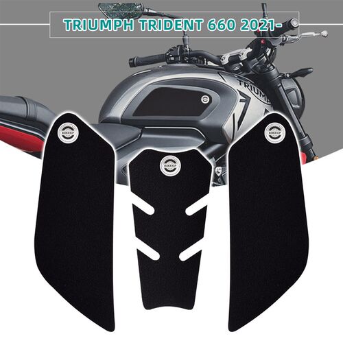 适用于凯旋Tride箱t 660 2021-改装托摩车油n贴鱼骨贴车身保护贴