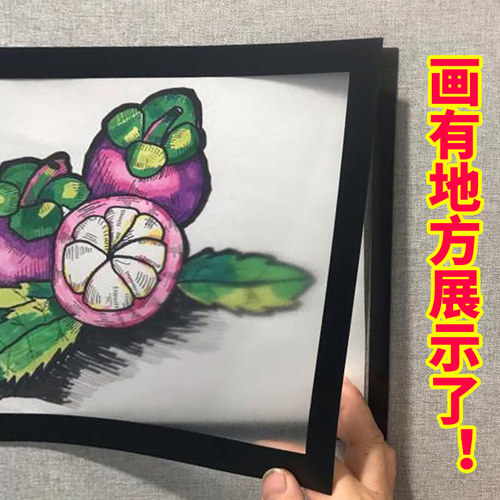 贴片墙免打孔磁吸儿童画展示墙奖状挂纳收墙照框装裱框相框软磁贴