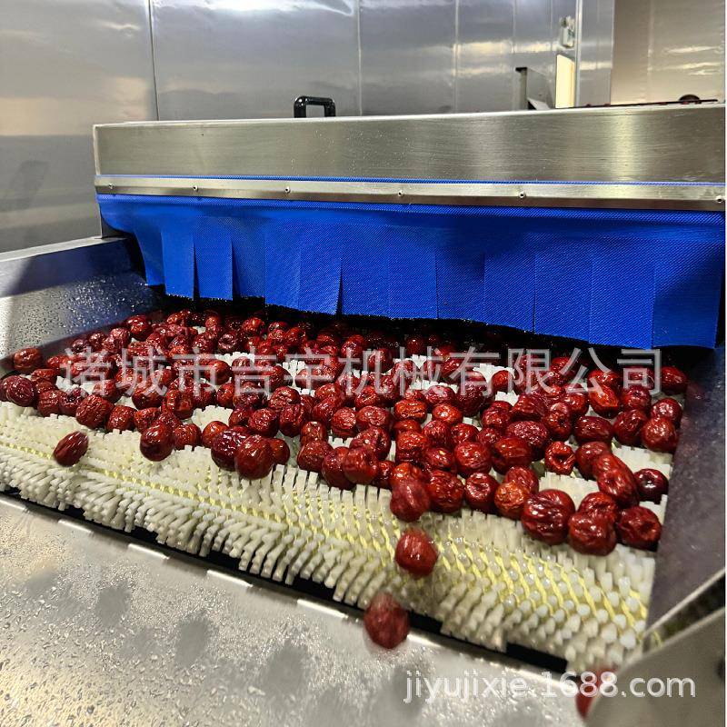 枣清洗烘干线厂家直红销鲜枣除水烘干干设备新疆灰枣清洗风线
