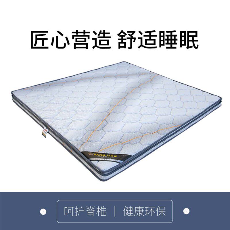 方凌床垫10厘米厚3D人棕双椰经济型软制两用可定硬尺寸