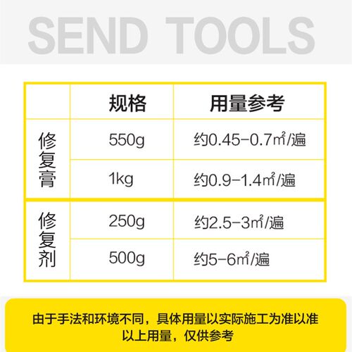 墙面E生墙面修复剂强力修复膏裂缝修补内外墙缝修复防水填缝膏