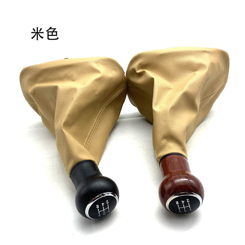 适配06-08款档萨特领驭排挡位换挡手球变速挂档把头帕杆防尘套罩