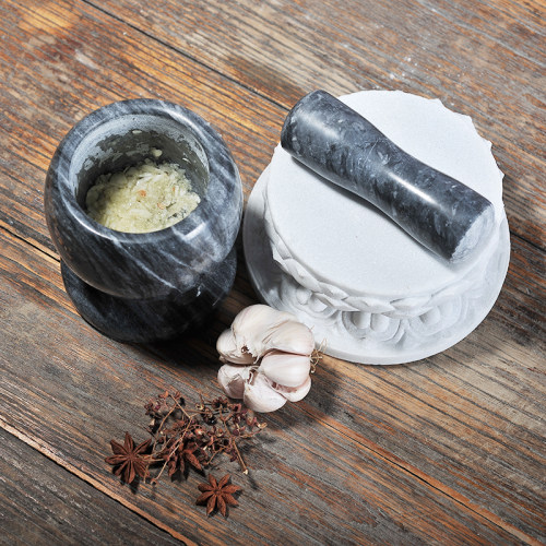 捣蒜器蒜臼石臼子家用研磨老式蒜泥研器手动神磨器捣药罐家用