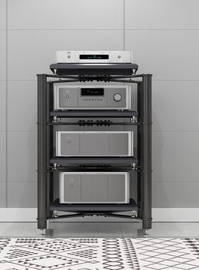 钢骨架功音机柜功放架放响音音响柜架响支架避震脚架影音柜器材柜
