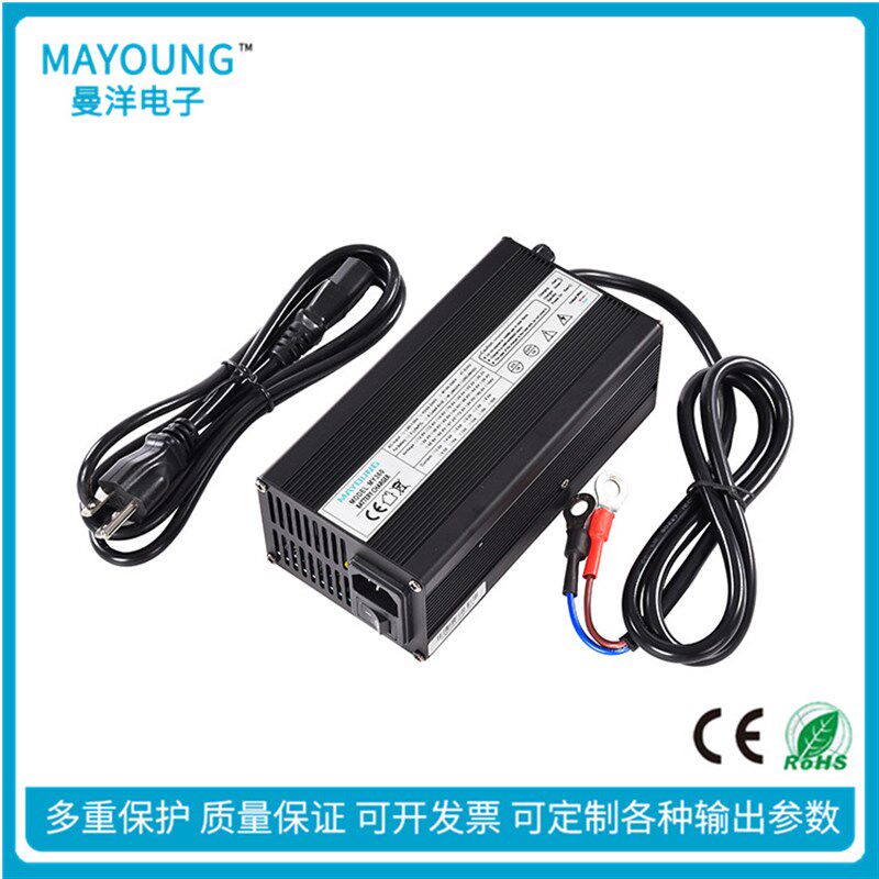 12V21A电动堆高机牵引电动车12V护20Ah~200Ah免维0铅酸蓄电池充电