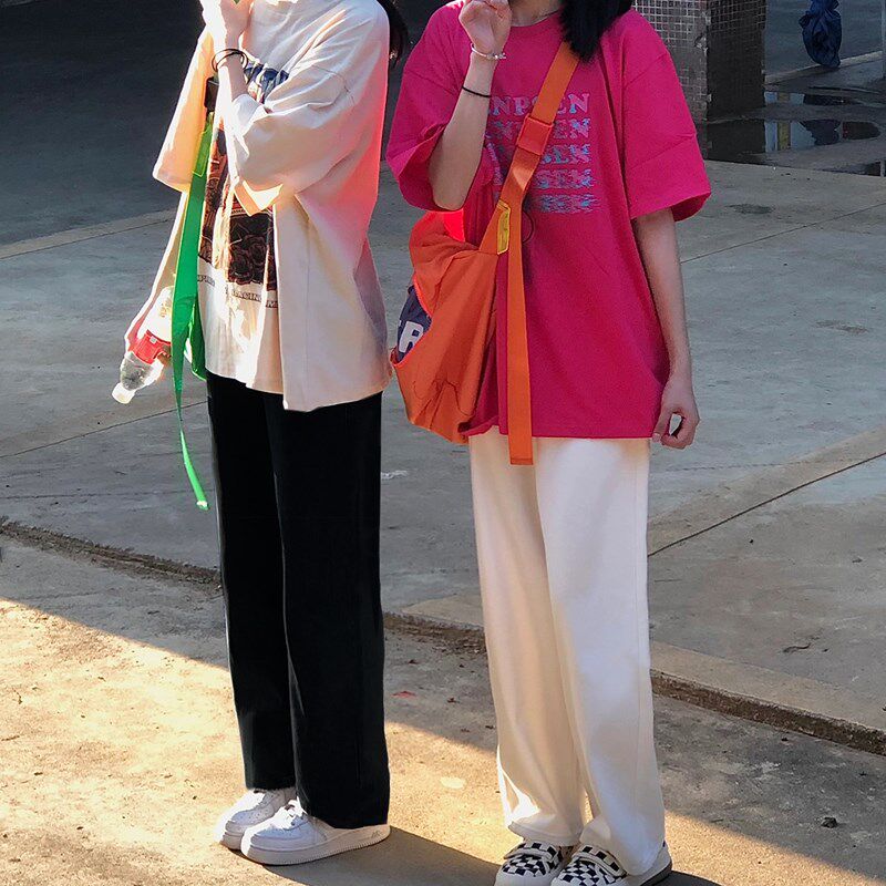西装裤女夏季薄款高腰垂感黑色显瘦直筒休闲裤小个子阔腿裤高级感