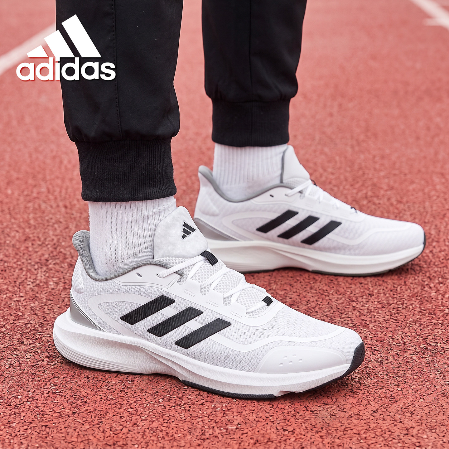 adidas阿迪达斯2026新款男女跑步鞋夏季网面透气运动休闲鞋JP9786