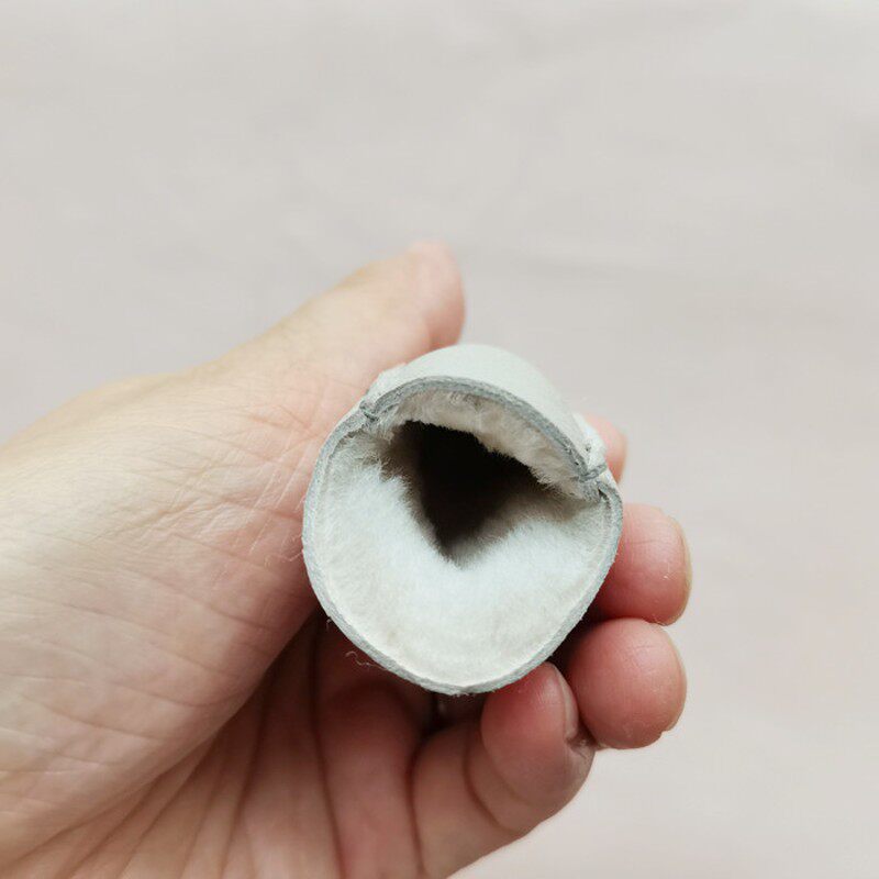 大拇指受伤手指关节保护套 秋冬保暖防水皮指套 单手指断指保护套