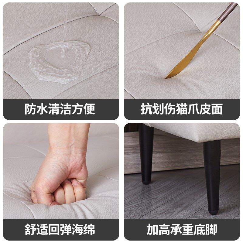 卧室床尾凳床榻床脚凳入户换鞋凳服装店沙发储物收纳凳床边长凳子