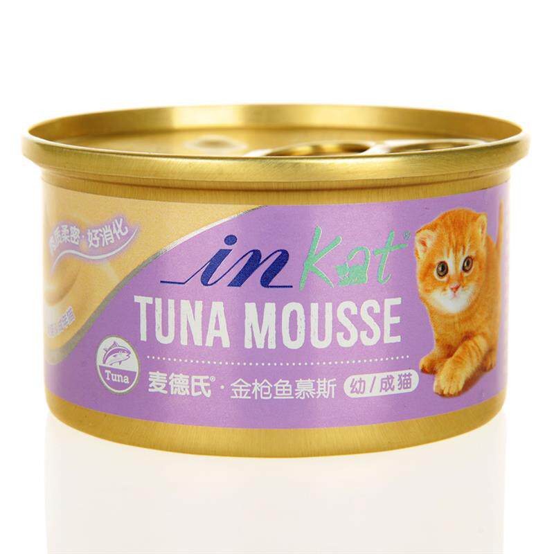 麦德氏猫罐头慕斯奶糕成猫幼猫粮鸡肉罐头折耳宠物猫零食24罐装