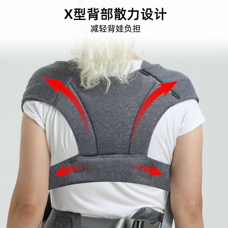 婴儿背带横抱式简易背巾新生宝宝多功能外出轻便抱娃神器解放双手