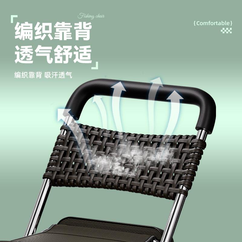 桥钓椅筏钓椅不锈钢多功能可折叠桥钓高脚凳台钓便携可升降钓椅