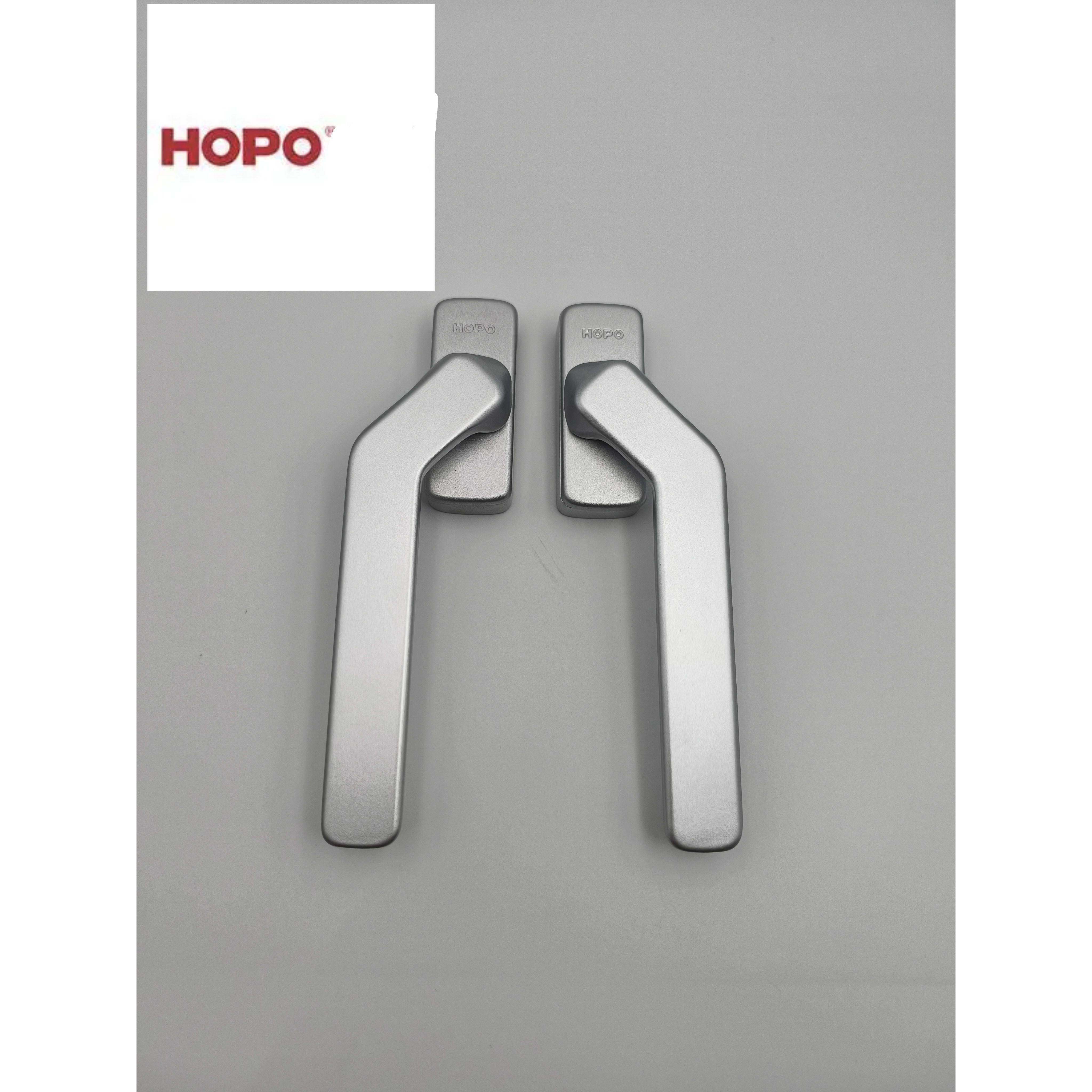 HOPO AH208.歪把手108窗纱一体 断桥窗执手(银色 黑色 古铜色)