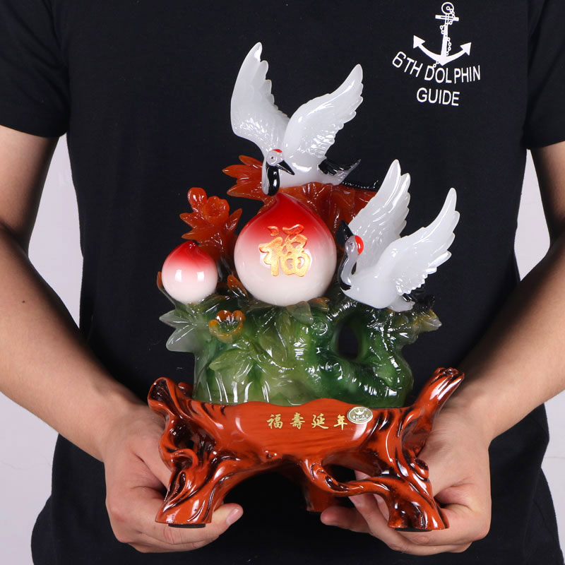 大号寿桃过寿摆件长辈祝寿贺寿60 80大寿创意礼品送老人生日礼物
