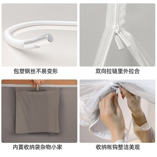加大大方顶坟帐2米乘2米蚊帐2米x2米2床上蚊帐免安装双人全封闭