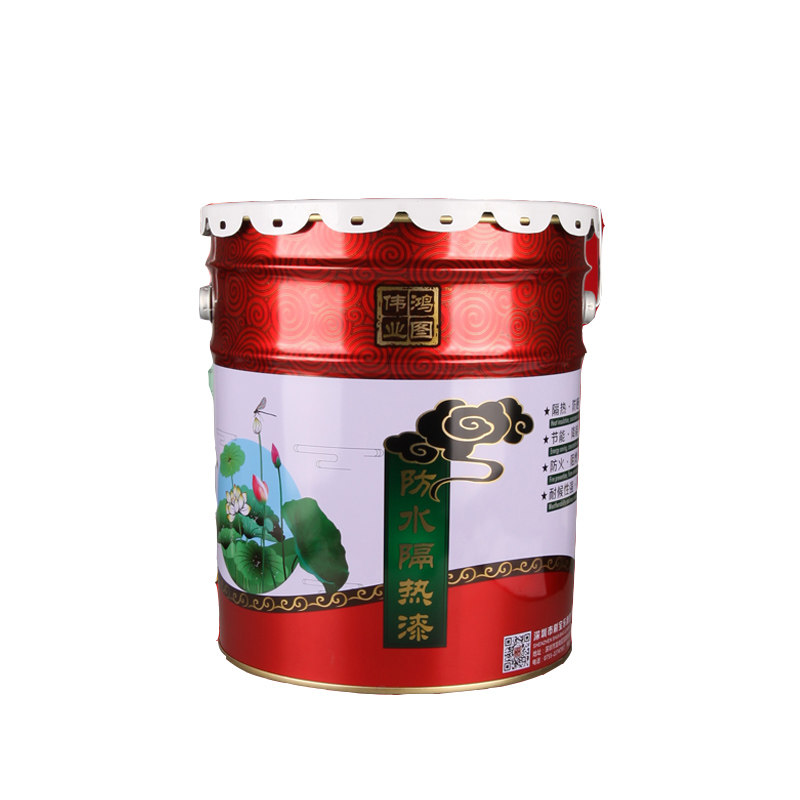 隔热漆房顶防晒涂料屋顶楼面彩钢瓦铁皮外墙降温油漆隔热防水材料