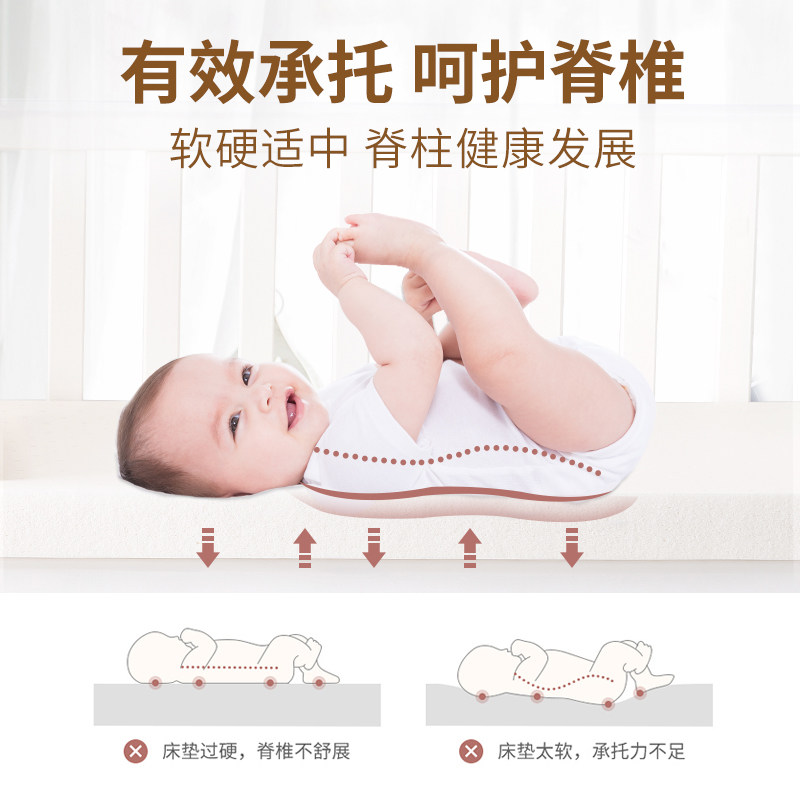 婴儿床垫儿童乳胶夏季幼儿园午睡软垫床褥子新生儿宝宝无甲醛定制