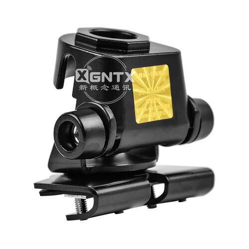 新名K-40车载对讲机天线底座不锈钢万向夹边车台苗子卡边固定支架
