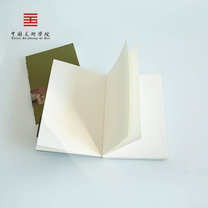 中国美术学院文创 传统国色空白页面办公记事本商务复古笔记本