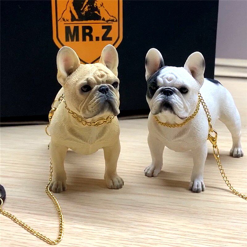 国r.法M斗牛犬树脂摆工艺品装饰车狗件家居桌面可爱小物件送礼品