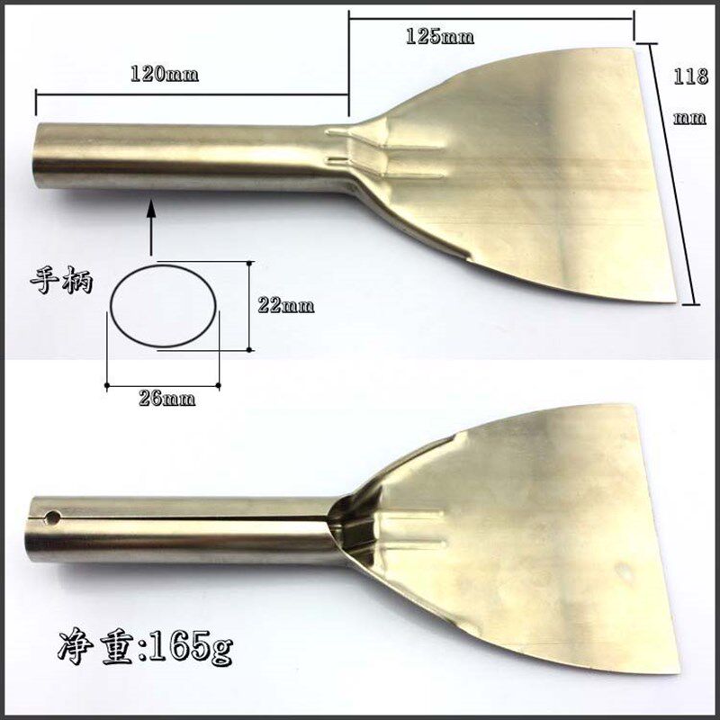 304不锈钢油灰刀除胶清洁刮刀多功能腻子刀加厚型塑料小铲刀工具