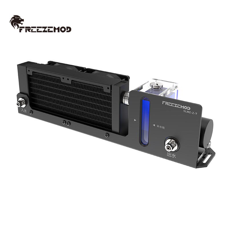 FREEZEMOD迷你轻型3D打印手机平板水冷散热模组SLMZ-Z-T双风扇