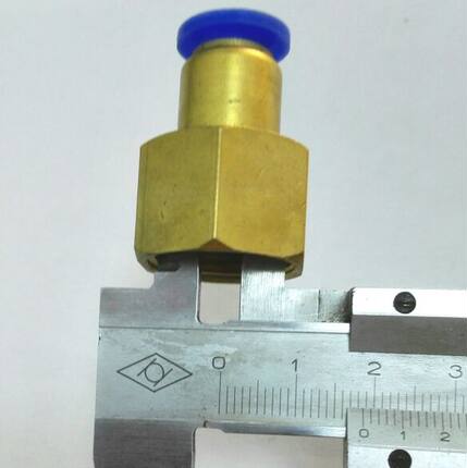 内丝快插气管接头 m20x1.5-8 内螺纹m20x1.5 插接外径8mm PU气管