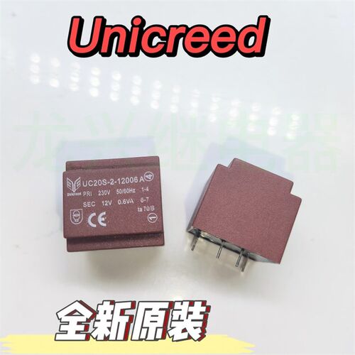 全新原装 UC20S-2-12006 A 230V转12V 0.6VA  Unicreed模块变压器
