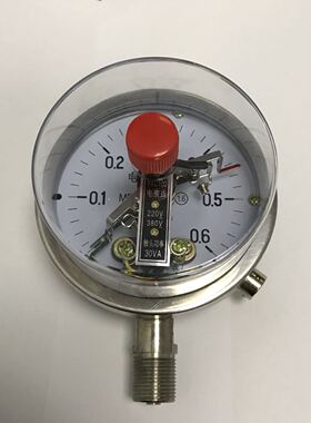 定制 不锈钢电接点压力表 yxc-100bf 0-0.6mpa 直径100mm m20x1.5