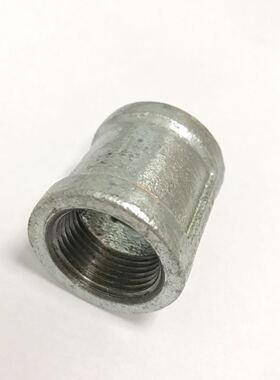 铸钢双内丝接头 DN20 PN1.6mpa 镀锌 电镀内丝 3/4螺纹 六分内牙