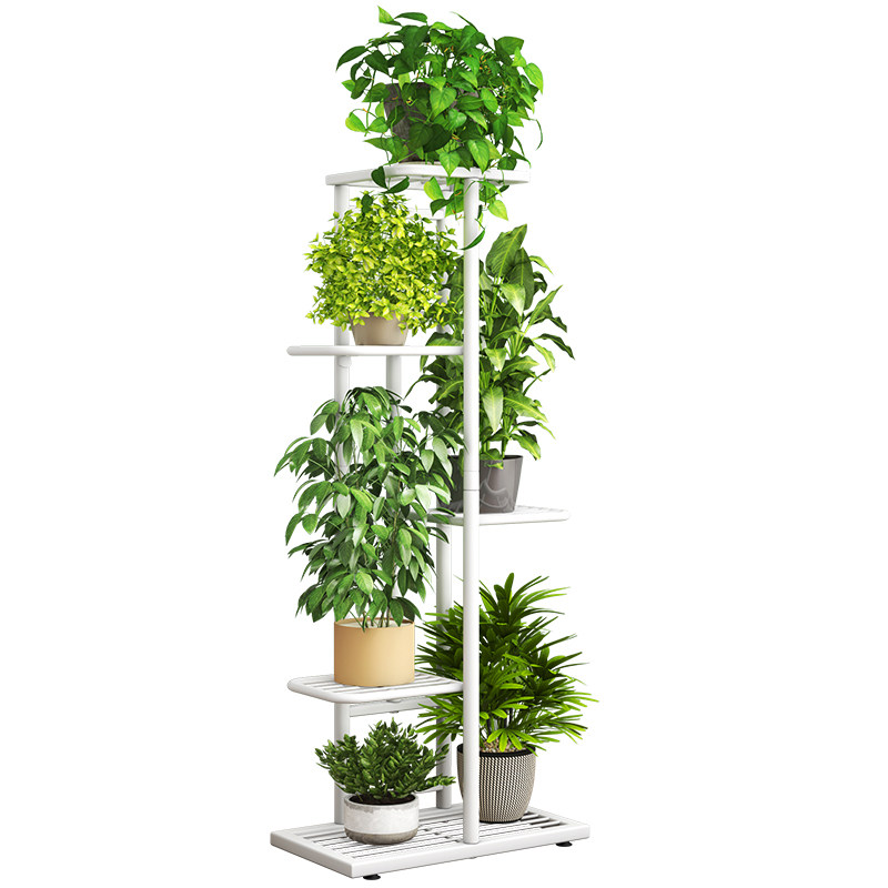 时尚花架落地式阳台客厅家用放花置物架2022新款多层铁艺小花盆架