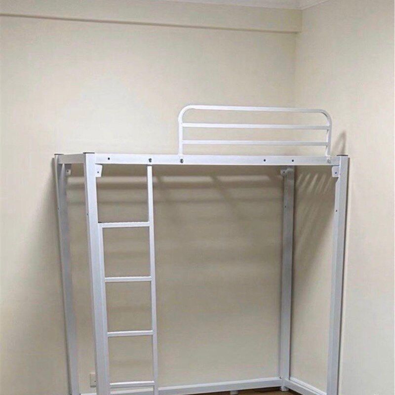 定制公寓床可拆卸组装高架床上层钢架上床下桌铁艺省空间成人加厚
