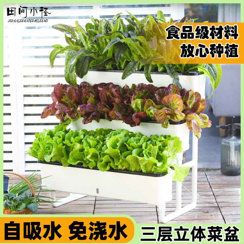 阳台种菜盆种菜专用箱室内种菜架户外菜架草莓花盆顶楼蔬菜种植箱