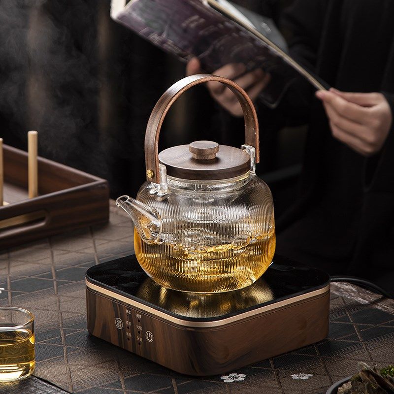 煮茶壶2026新款煮茶器煮茶炉烧水养生壶多功能家用玻璃老白茶煎药