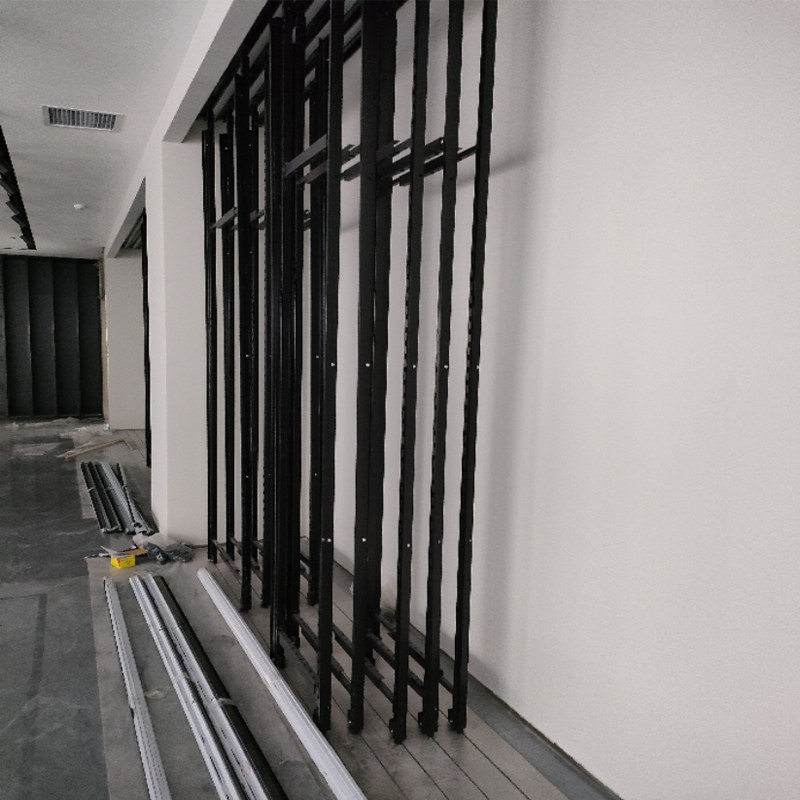 瓷砖展示架推拉 大板展架岩板无缝包边平推可调节轨道陶瓷木地板